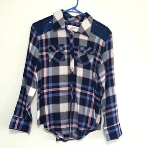 Size 18/20 JUSTICE  button down shirt​​​​​